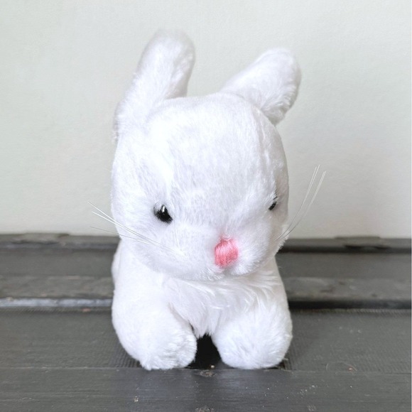 Avon Other - Vintage 1987 Avon White Bunny Rabbit Plush PA940 Pink Nose Korea